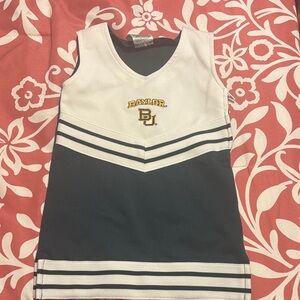 Baylor Kids Cheerleader Dress - White and Black